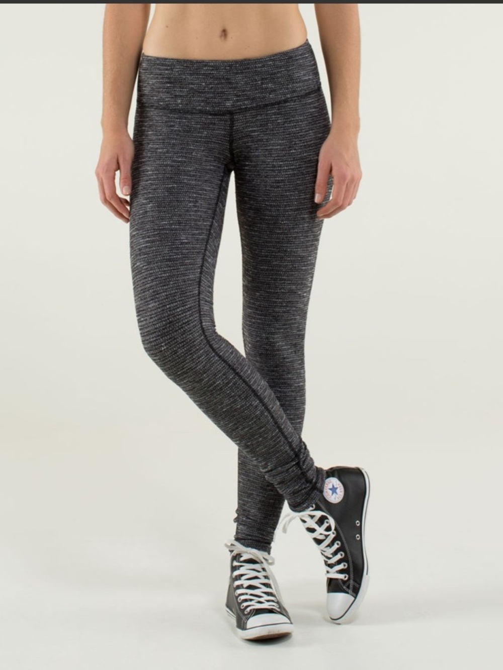 lululemon athletica Wunder Under low-rise Leggings - Coco Pique Black White